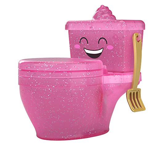 Pooparoos, mascotas de juguete sorpresa con inodoros (Mattel FWN06), Surtido, Colores Aleatorios