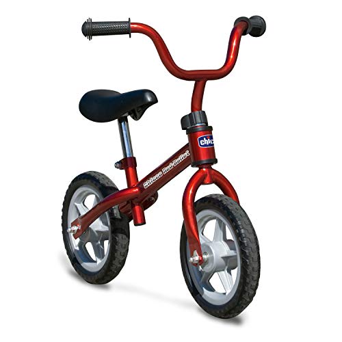Chicco Bicicleta sin Pedales First Bike para Niños de 2 a 5 Años hasta 25 Kg, Bici para Aprender a Mantener el Equilibrio con Manillar y Sillín Ajustables, Rojo – Juguetes para Niños de 2 a 5 Años