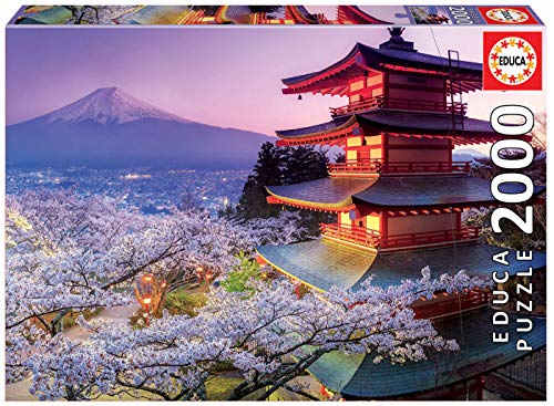 Educa – Genuine Puzzles: Monte Fuji, Japón Puzzle, 2000 Piezas, Multicolor (16775)