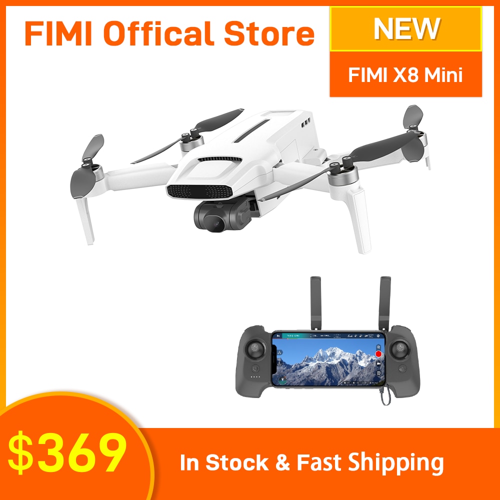FIMI-Mini Dron profesional con cámara y gps, Drone cuadricóptero con cámara de 250g-class, 8km, 4k, Helicóptero De control Remoto