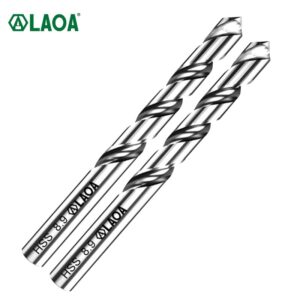 LAOA-brocas de Metal HCS para Taladro eléctrico, juego de brocas de Metal de 6,6-8,9mm, 2 uds.