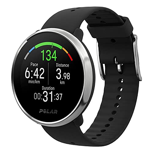 Polar Ignite – Reloj inteligente de Fitness con GPS Integrado, Smartwatch, Pulsera Deportiva Sumergible con Sensor de Pulso óptico en la Muñeca, Guía de Entrenamiento