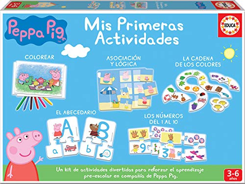 Educa – Mis Primeras Actividades Peppa Pig Juego Educativo para Bebés, Multicolor (17249)