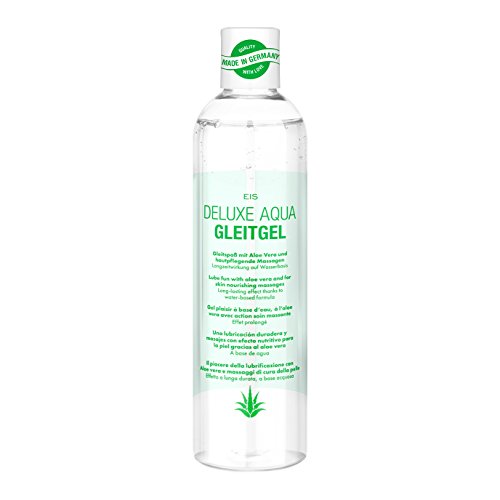EIS, Lubricante y gel de masaje Deluxe 2:1 Aloe Vera, placer-cuidado acuosos, 300ml