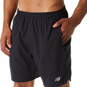 New Balance Accelerate 7In Shorts, Negro, M Mens