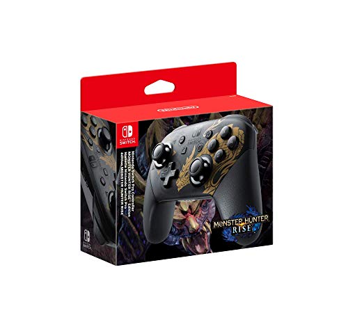 Nintendo Switch Pro-Controller Monster Hunter Rise + cable USB edición limitada