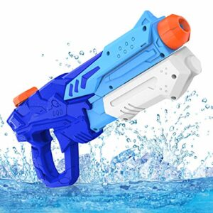 Pistola de Agua, 600ml Pistolas de Agua para Niños Niñas, Potente Chorro de Agua con un Alcance Largo 8m-10m, Water Pistol Gun para Batalla de Agua, Fiestas de Verano al Aire Libre