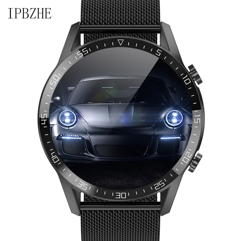 Ipbzhe-reloj inteligente para hombre, SmartWatch deportivo con Bluetooth 2021, llamadas, Android, ECG de oxígeno en sangre, música, para HuaWei, Xiaomi y Iphone