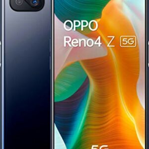 OPPO Reno 4Z 5G – Pantalla de 6.57" (120 Hz de pantalla, 8GB/128GB, MTK 800 5G, 4000mAh, Android 10) Negro [Versión ES/PT]