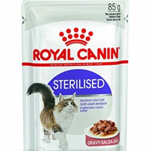 ROYAL CANIN Sterilised Comida para Gatos - Paquete de 12 x 85 gr - Total: 1020 gr