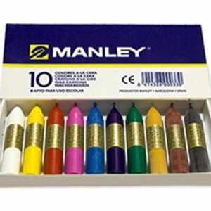 Ceras Manley 10 Colores 6cm =000330=