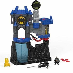 Imaginext DC Super Friends Batman, Batcueva Wayne Manor, juguetes niños 3 años (Mattel FMX63)