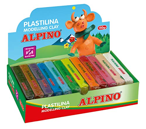Alpino DP000918 – Plastilina, 12 unidades, multicolor