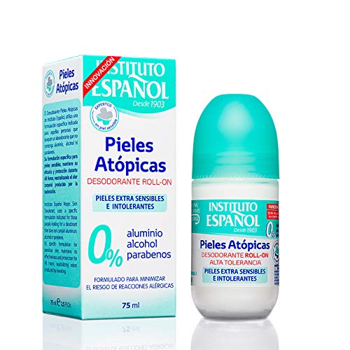 Instituto Español – Desodorante Roll-On Piel Atópica, 75 ml