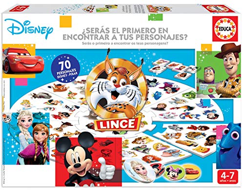 Educa - El Lince Edición Disney. Con 70 imágenes de personajes Disney. A partir de 4 años