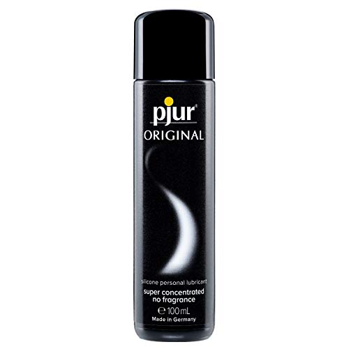 pjur ORIGINAL – Lubricante de silicona Premium – lubricación duradera sin pegarse – cunde mucho y es adecuado para preservativos (100ml)