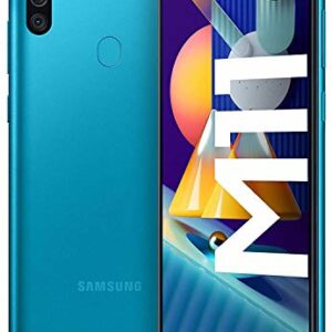SAMSUNG Galaxy M11 | Smartphone Dual SIM, Pantalla de 6,4"", Cámara 13 MP, 3 GB RAM, 32 GB ROM Ampliables, Batería 5.000 mAh, Android, Color Azul metálico