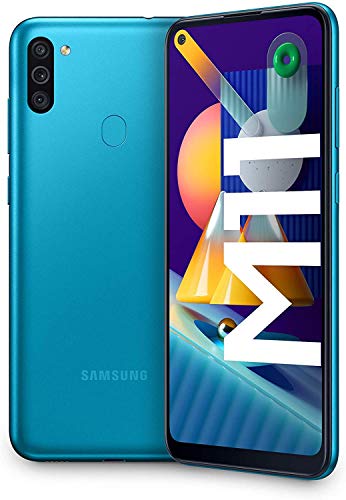 SAMSUNG Galaxy M11 | Smartphone Dual SIM, Pantalla de 6,4, Cámara 13 MP, 3 GB RAM, 32 GB ROM Ampliables, Batería 5.000 mAh, Android, Color Azul metálico