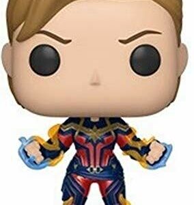 Funko- Pop Endgame-Captain Marvel w/New Hair Avengers Collectible Toy, Multicolor (45143)