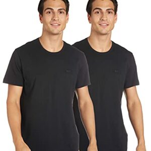 BOSS T-Shirt RN 2p Co Camiseta, Negro (Black 1), Large (Pack de 2) para Hombre