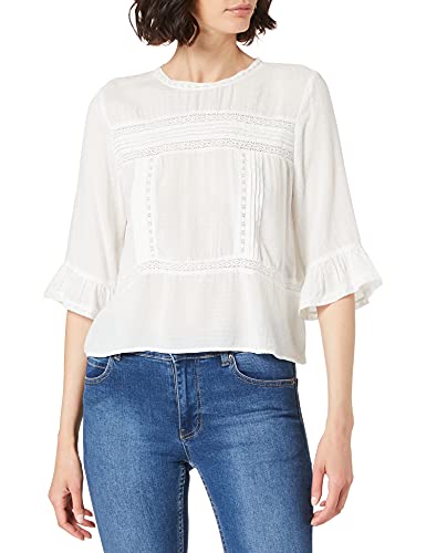 Only Onlanemone 3/4 Flaired Top Noos Wvn Blusas, Cloud Dancer, 42 para Mujer