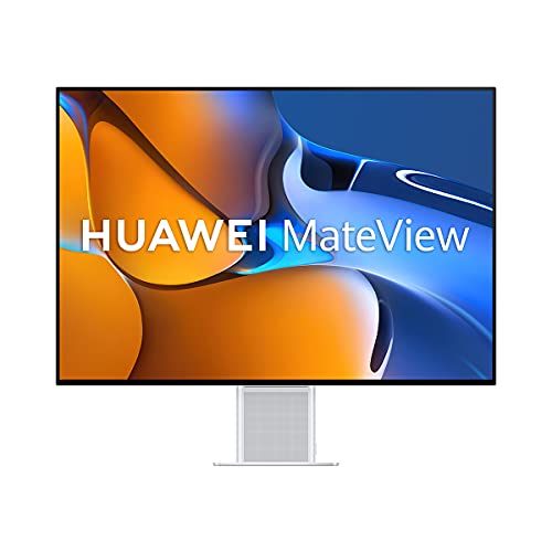 HUAWEI MateView Monitor 28,2” 4K+ UHD inalámbrico en color real (3840 x 2560), 3:2, IPS, 98% DCI-P3, VESA DisplayHDR™ 400, proyección inalámbrica, Control SmartBar táctil, USB-C carga inversa, Plata