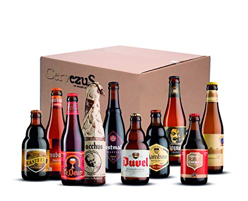Cervezas Belgas (Pack 10 variedades) - Cerveza Belga - Pack Cervezas Belgas - Cervezas del Mundo Regalo - Pack Cervezas del Mundo Regalo - Cervezas del Mundo - Regalo Cervecero - Cerveza Regalo