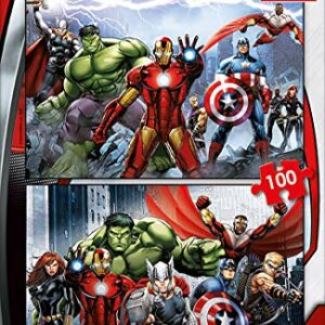 Educa - Avengers Los Vengadores 2 Puzzles de 100 Piezas, Multicolor (15771)