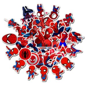 Pegatinas de grafiti de Spiderman para niños, calcomanías de dibujos animados geniales para álbum de recortes, guitarra, Notobook, Moto, monopatín, pegatina impermeable, 15/35 Uds.