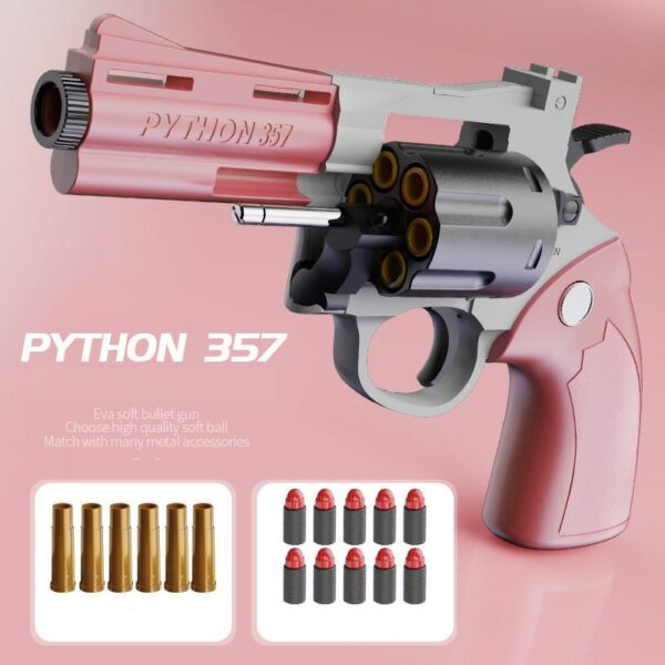 Lanzador de ZP-5 para niños, Pistola de juguete de bala suave segura para exteriores, Arma de escopeta neumática Airsoft, regalo para niños