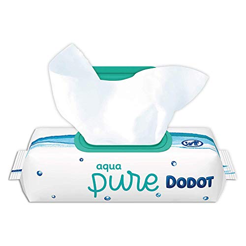 Dodot Aqua Pure Toallitas Para Bebé con 99% Agua – 1 Paquete de 48 Toallitas