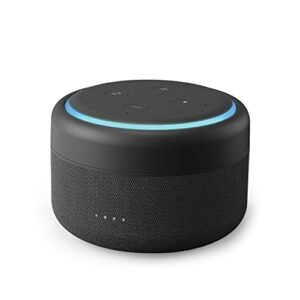Bateria Echo Dot 3, Base de Batería Portátil para Amazon Echo Dot 3ª Generación Altavoz Inteligente, hasta 12 Horas de Reproducción (Echo Dot no Incluido) - Negro