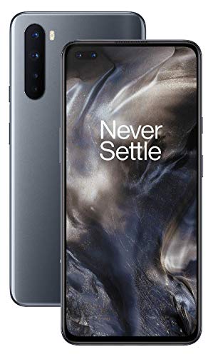 OnePlus Nord 5G - Smartphone 6.44" FHD+ AMOLED 90Hz (Snapdragon 765, 12GB RAM + 256GB almacenamiento, Cuadruple camara 48+8+2+5Mpx, 4115mah con carga rapida 30W) Dual Sim - Gray Onix