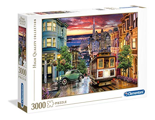 Clementoni Puzzle 3000 piezas San Francisco, multicolor (33547.3)