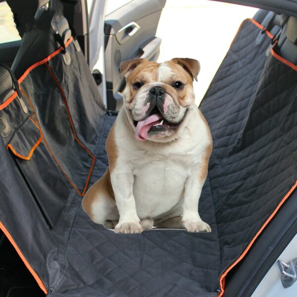 Funda de asiento de coche impermeable para perros, hamaca, alfombrillas de transporte, parte trasera, autostoel hond