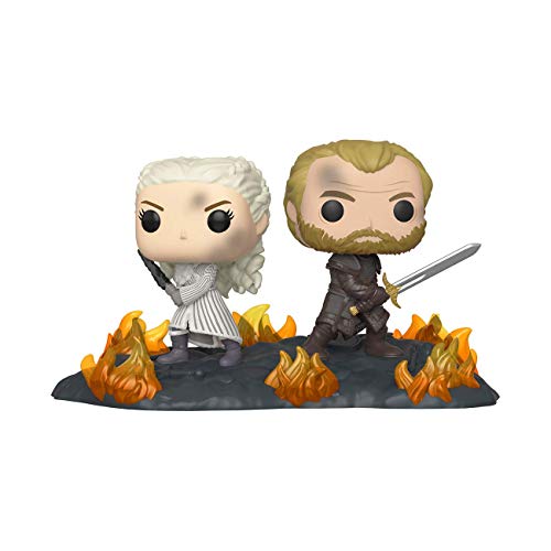 Funko – Pop! Moment: Game of Thrones – Daenerys & Jorah B2B w/Swords Figura Coleccionable, Multicolor (44824)