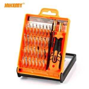 JAKEMY-Juego de destornilladores de precisión 33 en 1, brocas magnéticas Torx, atornillador Tournevis para Kit de herramientas de reparación electrónica