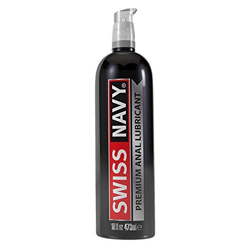 SWISS NAVY Lubricante anal de silicona premium, 16 oz, MD Science Lab