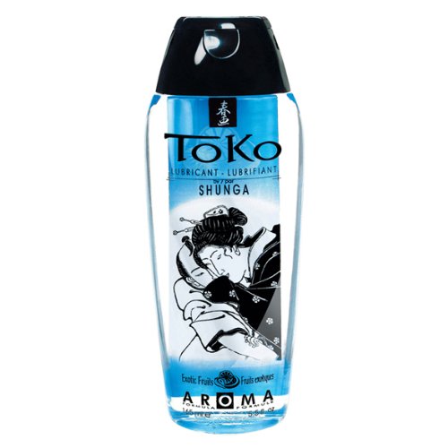 Shunga Toko Lubricante, Aroma de Frutos Exóticos, Transparente – 165 ml
