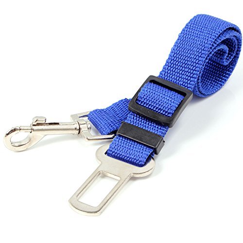 Neuftech Ajustable Arnés Cinturones de Seguridad Perros de Mascotas para Coche – Azul