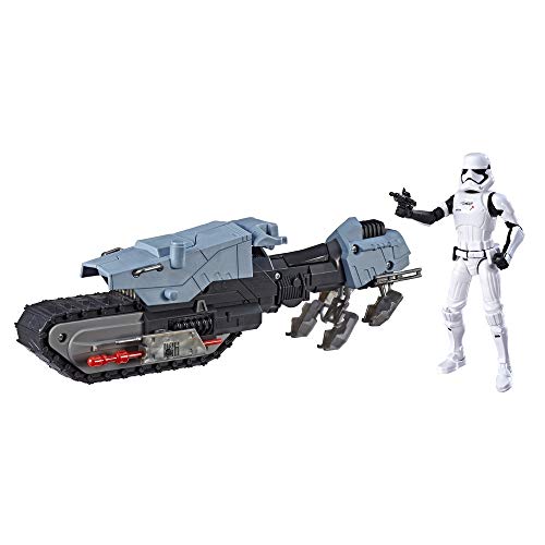 Star Wars – Figura con vehículo Treadspeeders Primera Orden (Hasbro E3030EU4)