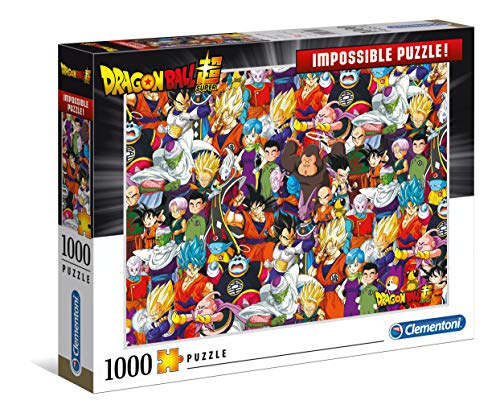 Clementoni Dragon Ball Z Impossible Puzzle Ball-1000 pièces, Multicolor (39489)