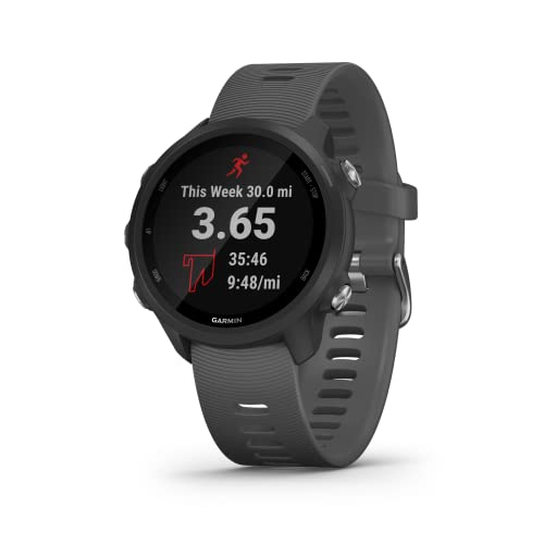 Garmin Forerunner 245 – Reloj con GPS para running con funciones de entrenamiento, gris