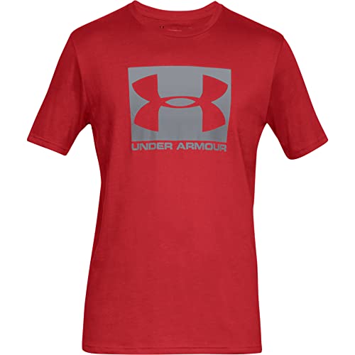 Under Armour UA Boxed Sportstyle Camiseta, Hombre, Rojo (Red/Steel), L