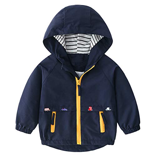 Famuka Chaquetas abrigos Ropa de abrigo Ropa para bebé Abrigo de chaqueta de bebé niño primavera otoño (Azul, 100, 18 meses)