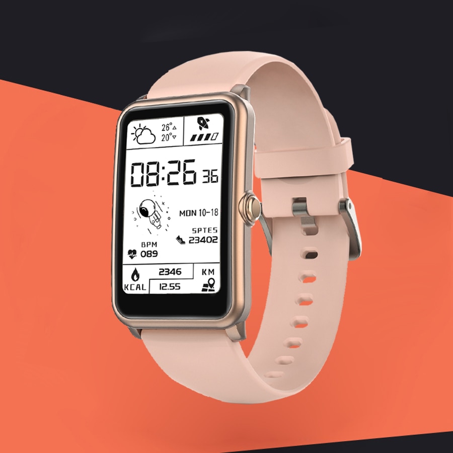 BlitzWolf-reloj inteligente BW-AH2 para mujer, pulsera con Monitor de frecuencia cardíaca y presión arterial 24h, relojes de moda femeninos, regalos para esposa y novia