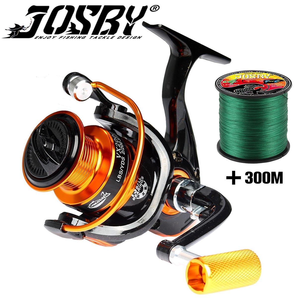JOSBY-carrete de Pesca serie 13 BB, accesorios de Metal, rueda giratoria para Pesca de carpa, agua salada, 1000 ~ 7000