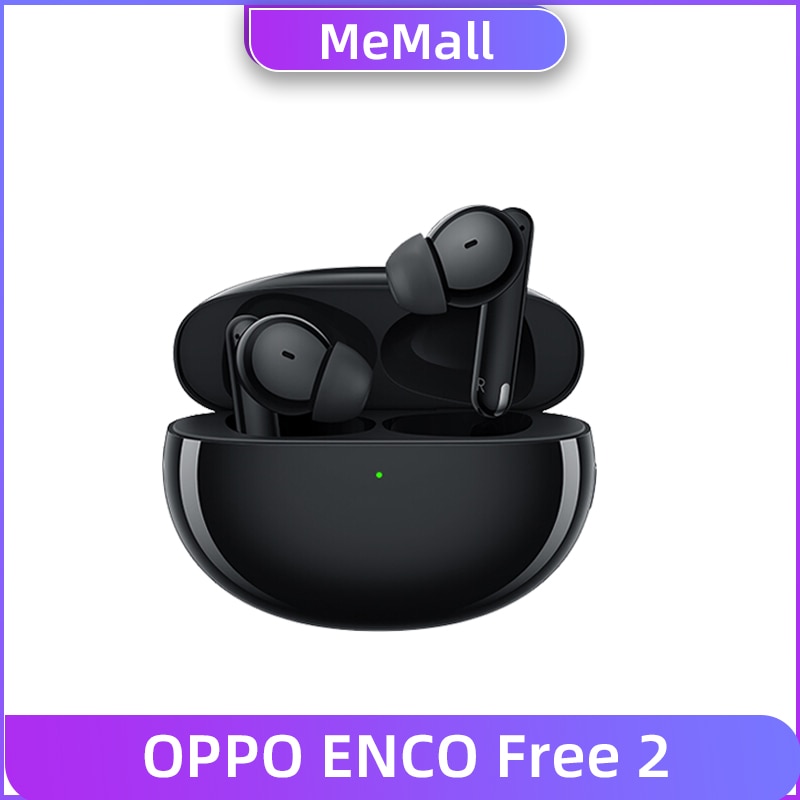 OPPO-Auriculares inalámbricos ENCO Free 2 TWS, accesorio con Bluetooth 5.2, micrófono para llamadas, cancelación de ruido, IP54, RENO 6 Pro, Find X3