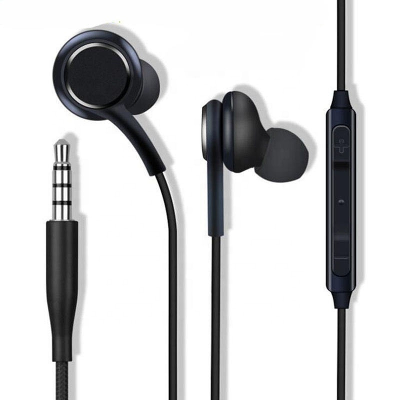 Auriculares intrauditivos con micrófono, audífonos estéreo de 3,5 MM para música, para teléfonos inteligentes AKG, Huawei, Xiaomi, Samsung Galaxy s10, s9, S7, S6 y S5