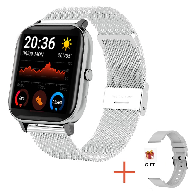Reloj inteligente con Bluetooth para hombre y mujer, pulsera con llamadas, resistente al agua, reproductor MP3, para OPPO, Android e IOS, novedad de 2022